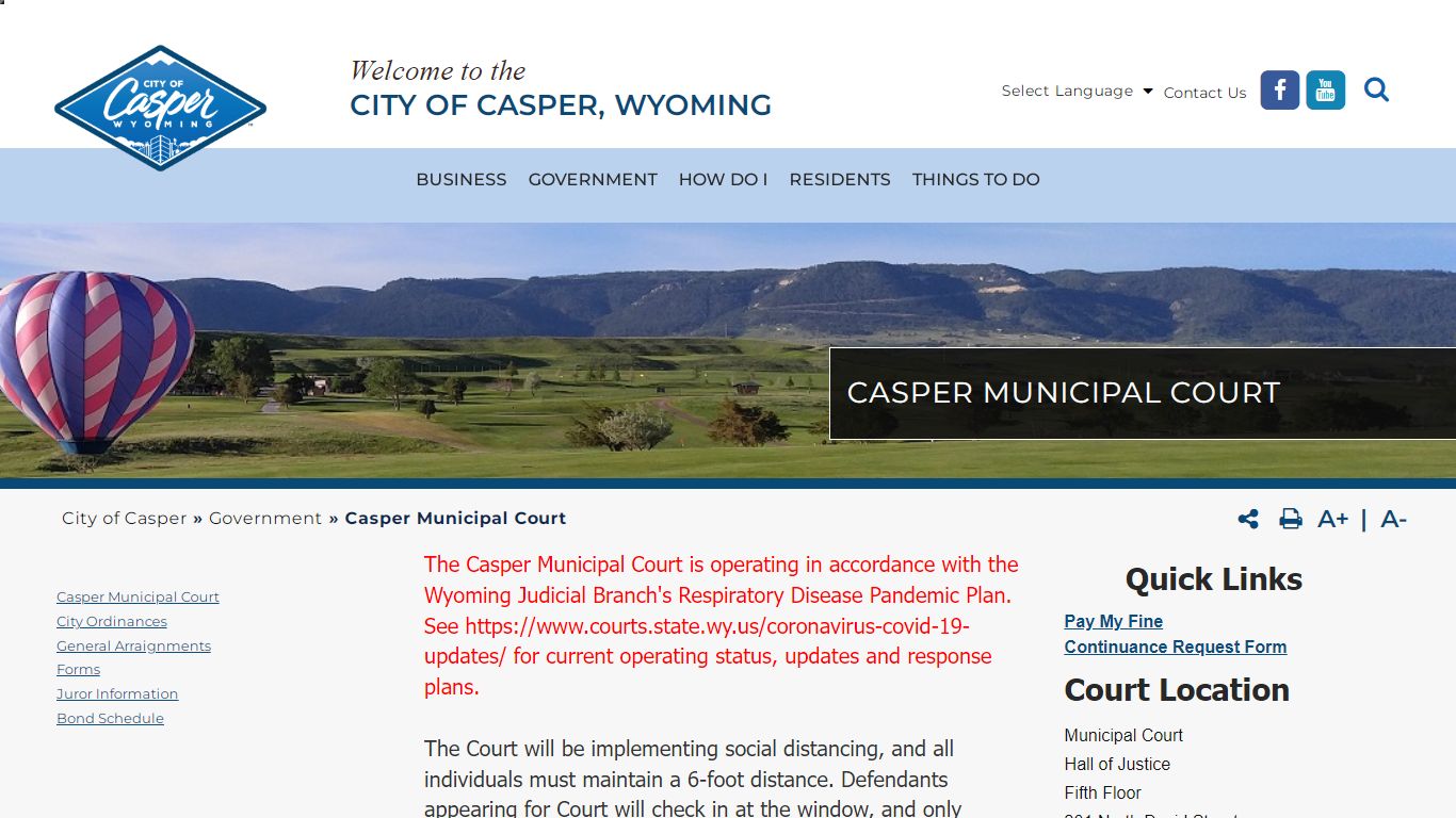 Casper Municipal Court - City of Casper