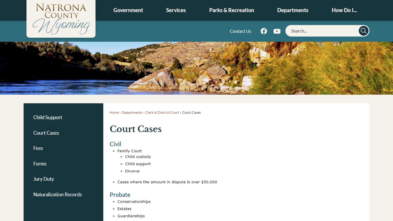 Court Cases | Natrona County, WY